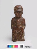 藏品(木雕親子像)的圖片